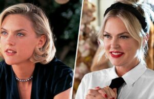 EXCLUSIVO: Elaine Hendrix adicionou esta ‘linha de armadilha pai’ à sexta -feira mais esquisita Lisa Ann Walter, Lindsay Lohan e Elaine Hendrix.