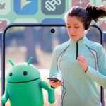 Prática com o aplicativo de log de elevação em um telefone Android