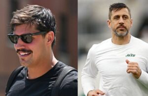 “Eu terei que recorrer da minha temperatura” – Mason Rudolph cria sentimentos conhecidos sobre o trabalho com Aaron Rodgers na câmara de Stelers QB March Madness Logo