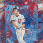 Ex -campeão do Cube Matt Szczur, presta homenagem a Ryne Sandberg com tinta