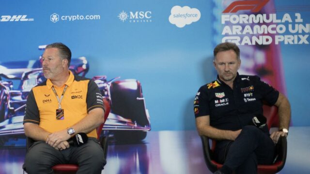 F1: O chefe de McLaren Zack Brown diz que a Fórmula 1 é lutadora sem Horner

