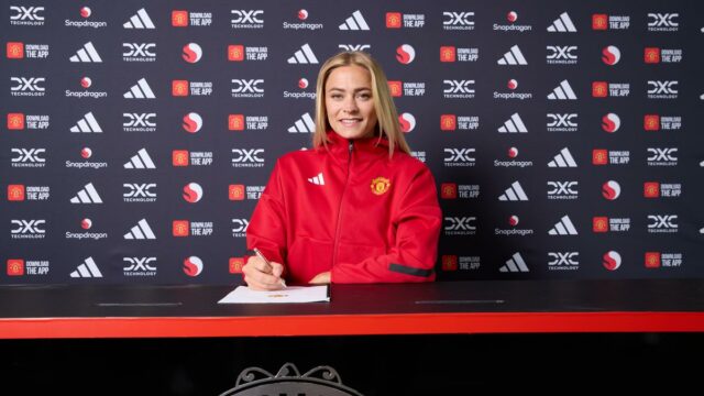 Formulário de Barcelona Fridolina Rolfo se junta ao Manchester United

