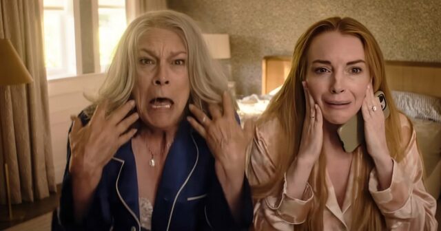 Reunião dos pais de Lindsay Lohan Stages 'na estréia de' Freakier Friday '