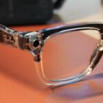 Câmera transparente de Ray-Ban-Meta-Smart-Glass