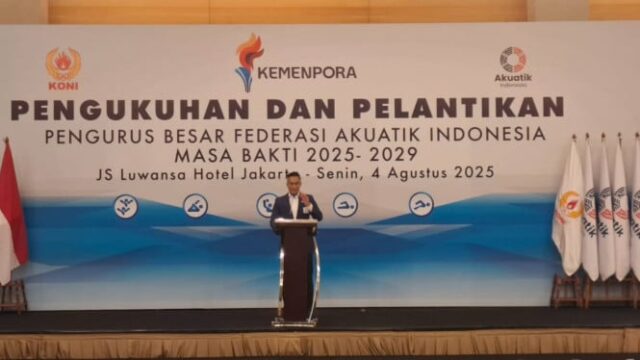 Gerenciamento Aquático da Indonésia 2025-2029 foi inaugurado, Anindya Bakrie Gaet


