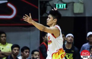 Gian Mamuyac está aberto para as Gilas Pilipinas sendo chamadas para jogos marítimos Rain ou brilho Elasto Gian Mamuyac Gian Mamuyac durante um jogo semifinais da Cup PBA Philippine contra o TNT Tropang 5G.