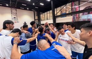 Gilas Pilipinas trabalha em Jeddah em frente à Copa Asiática da FIBA Gilas Pilipinas durante sua primeira aplicação em Jeddah, na Arábia Saudita, antes da Copa Asiática da FIBA de 2025.