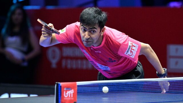 Harmeet Desai perde um círculo de 16 jogos no WTT Star Consender Foz do Iguacu no Brasil

