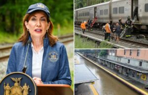 Hochul culpa a “falta de investimento” por trás do acidente de serviço infernal do MTA, mesmo quando a flatulência da agência de trânsito do olho em 3 USD Hochul culpa a "falta de investimento" por trás do acidente de serviço infernal do MTA, mesmo quando a flatulência da agência de trânsito do olho em 3 USD