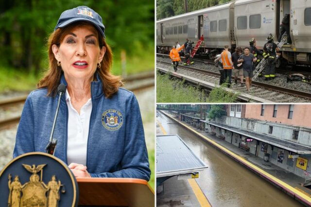 Hochul culpa a "falta de investimento" por trás do acidente de serviço infernal do MTA, mesmo quando a flatulência da agência de trânsito do olho em 3 USD

