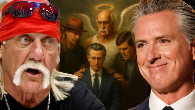 Hulk Hogan Gavin Newsome Ai Art Getty Comp