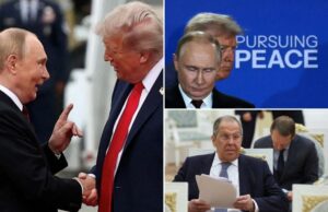 Imprima um presente, cardápio na parte superior do Trump-Putin em uma impressora de hotel Imprima um presente, cardápio na parte superior do Trump-Putin em uma impressora de hotel