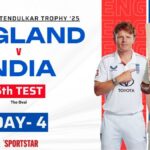 Ind v. Eng Score Live, 5º Teste Dia 4: A Índia vence a série quando a Inglaterra segue uma meta de recorde