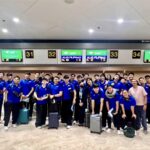 Infelizmente, os homens de Pilipinas durante a fase de classificação da Copa das Nações AVC em Manam, Bahrein.
