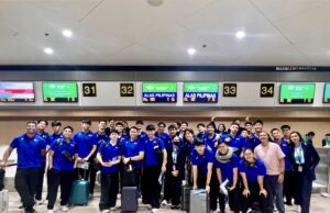 Infelizmente, Pilipinas vai para a Europa para a última tensão do acúmulo de FIVB Infelizmente, os homens de Pilipinas durante a fase de classificação da Copa das Nações AVC em Manam, Bahrein.