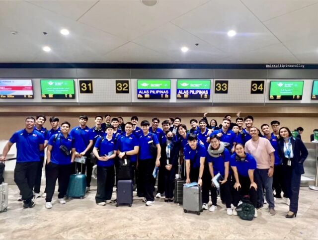 Infelizmente, os homens de Pilipinas durante a fase de classificação da Copa das Nações AVC em Manam, Bahrein.