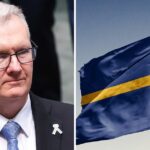 Ministro de Assuntos Internos, Ministro da Imigração e Cidadania, Ministro da Segurança Cibernética, Ministro das Artes e Líder da Câmara, Tony Burke, chega para o tempo de pergunta no Parliament House em Canberra na quinta -feira, 28 de agosto de 2025. Fedpol Photo: Alex Ellinghausen