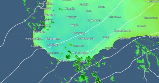 Chuva de Perth e clima selvagem