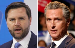 JD Vance reage a Gavin Newsom chamando -o de JD. JD Vance reage a Gavin Newsom chamando -o de JD.