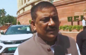 JDU MP Sanjay Kumar Jhatize o oposto de Delhi JDU MP Sanjay Kumar Jhatize o oposto de Delhi