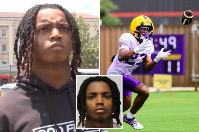 JT Lindsey, do futebol da LSU, se rendeu depois de ser acusada de permitir suspeita de assassinato de permanecer em seu dormitório

