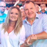 Jacek Korski e sua esposa homenagearam o juramento em Carol Nawrocki. Danças e Disco Polo (vídeo)
