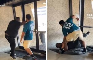 Jaguars Fan e Saints Support Browl durante o jogo da pré -temporada, vídeo 081725-Jaguars-Saints-Fight-Primary