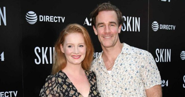 James van der Beek e sua esposa Kimberly van der Beek.