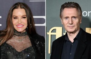 Janice Dickinson disse uma vez que Liam Neeson tinha o “maior pênis” de “qualquer homem” GetTyimages-2227746075 Liam Neeson revela a primeira impressão de Pamela Anderson 'Hot' em Romance