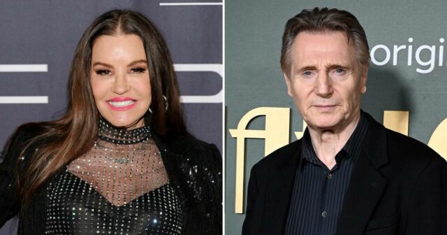 GetTyimages-2227746075 Liam Neeson revela a primeira impressão de Pamela Anderson 'Hot' em Romance