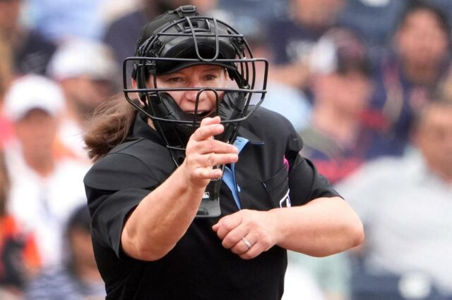 Jen Pawol será a primeira esposa do jogo da MLB para a MLB neste fim de semana

