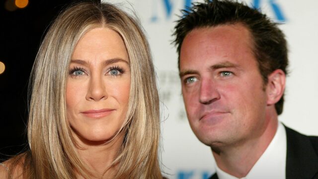 Jennifer Anterstops e Matthew Perry 1