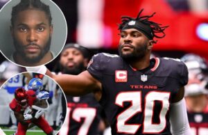 Jimmie Ward, da Texanians, foi preso pelas condições de fiança violada relacionadas à sua prisão anterior por acusações de agressão Jimmie Ward, da Texanians, foi preso pelas condições de fiança violada relacionadas à sua prisão anterior por acusações de agressão