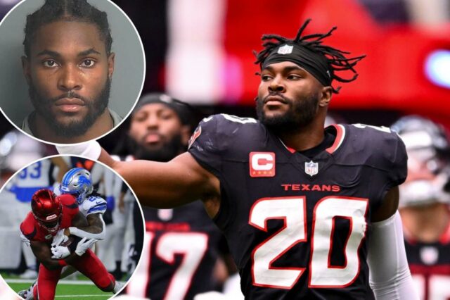 Jimmie Ward, da Texanians, foi preso pelas condições de fiança violada relacionadas à sua prisão anterior por acusações de agressão

