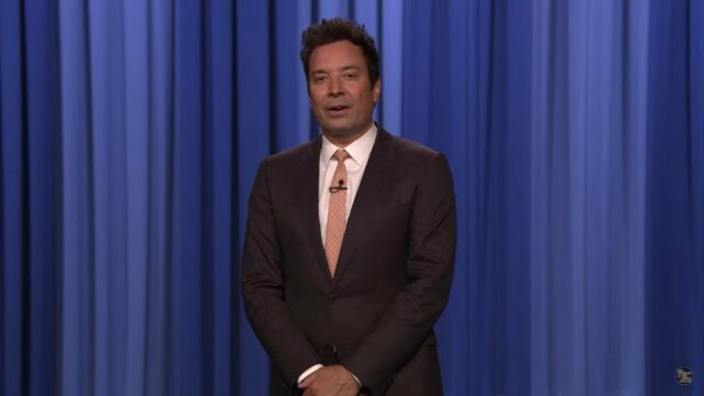 Jimmy Fallon brincou com a usina nuclear da lua idéias de evidências "Você pode ler as notícias e dizer exatamente quantos sono Trump recebe '| vídeo

