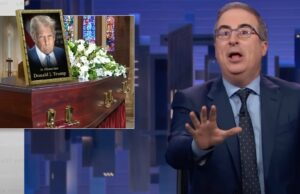 John Oliver sabe que música ele quer tocar no funeral de Trump: ‘Você pode jogar um alto -falante Bluetooth muito longe!’ | Vídeo Jogando