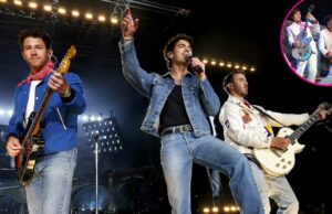 Jonas Brothers Make ‘Just the Girl’ com o clique cinco em Camden GetTyimages-2229542450-Jonas-Brothers-Demi-Lovato