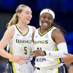 Arike Ogunbowale, Maddy Siegrist e Haley Jones, uma única palavra de Bueckers no post (fonte: Instagram/ Paige Bueckers)