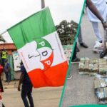 Just In: Finalmente, o PDP quebra o silêncio depois que os agentes de segurança prenderam o oficial com N30m Cash por Kaduna por eleição