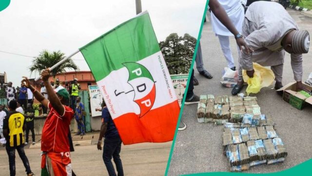 Just In: Finalmente, o PDP quebra o silêncio depois que os agentes de segurança prenderam o oficial com N30m Cash por Kaduna por eleição

