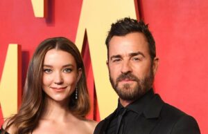 Justin Theroux e Nicole Brydon Blossom’s Connection Timeline Justin Theroux e a noiva Nicole Brydon Bloom's Relationship Timeline 380