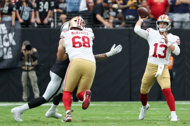KURTENBACH: 49ers Studs and Duds - Purdy mostra uma saída contra os Raiders, Principal Pick Confused


