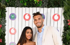 Kai Fagan e Sanam Harrinan são casados! Love Island -Exingo amarra o nó na imagem -pefer £ 39k cerimônia rural -dois anos após a reunião no show de namoro Kai Fagan e Sanam Harrinan (foto em 4 de julho) se casaram e foram para o Instagram no sábado para confirmar que são oficialmente marido e mulher oficialmente