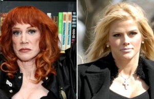 Kathy Lion Desculpe ‘sendo’ bastante feroz ‘a Anna Nicole Smith Kathy Griffin passa por uma cirurgia de cordão vocal em meio a batalha contra o câncer de pulmão