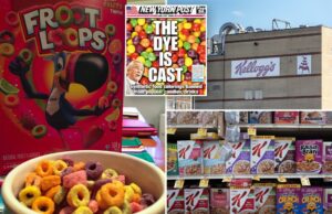 Kellogg se torna a primeira empresa que assina um contrato legalmente vinculativo, removendo corantes tóxicos de cereais Kellogg se torna a primeira empresa que assina um contrato legalmente vinculativo, removendo corantes tóxicos de cereais