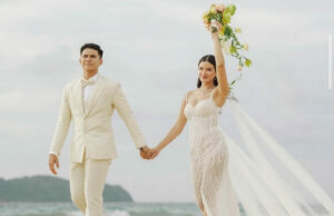 Kiefer Ravena casou -se com Diana Mackey El Nido pela segunda vez Kiefer Ravena Diana Mackey, El Nido, Palawan está organizando o segundo casamento