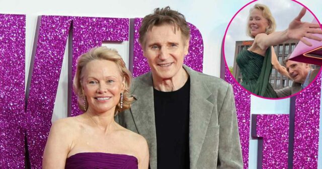 GetTyimages 2227455868 Pamela Anderson Liam Neeson Tracks