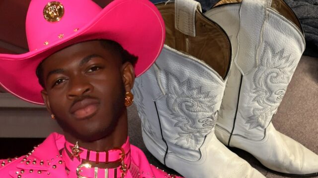 Lil Nas X Boots vendem no eBay por US $ Lil Nas X Boots Getty Comp