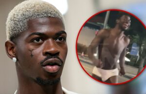 Lil Nas X reservou oficialmente para uma brincadeira quase nua em LA Lil Nas X reservou Getty Tmz 1