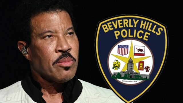 Lionel Richie com Beverly Hills PD Getty